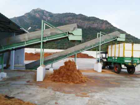 Sri Jayanthi Coirs Coco Fiber Manufacturing Factory